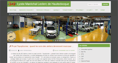 Desktop Screenshot of lycee-marechal-leclerc.com